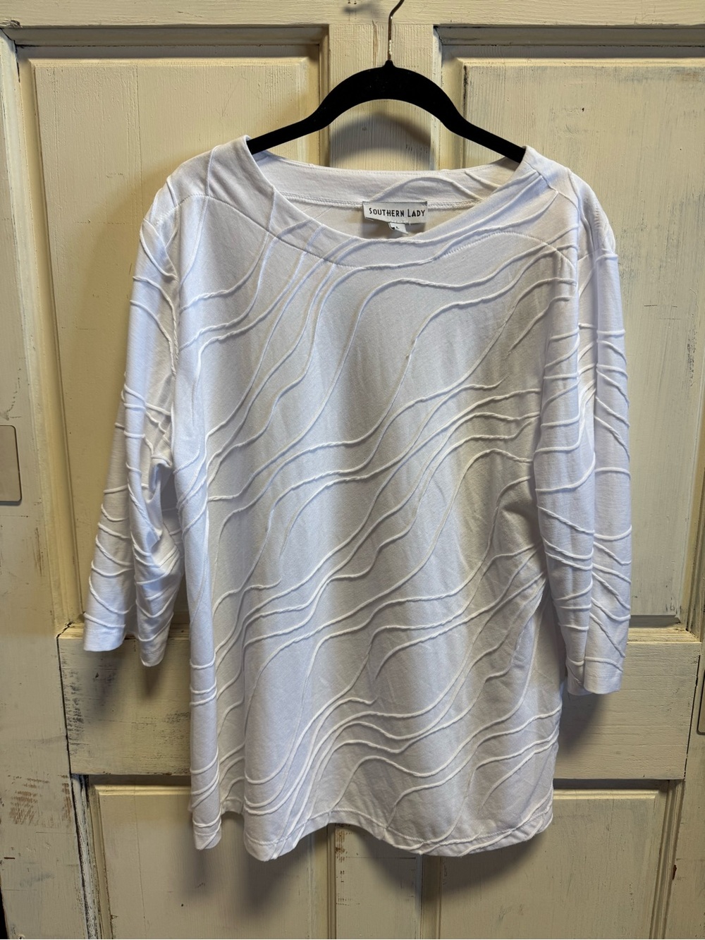 Women’s Southern Lady Wave-Texture Tunic Top